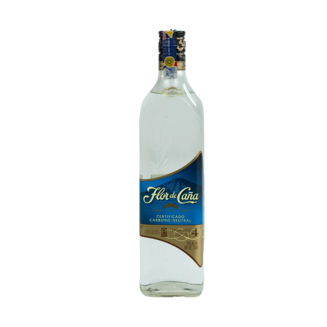 Ron Flor De Caña Extra Blanco 4 Años